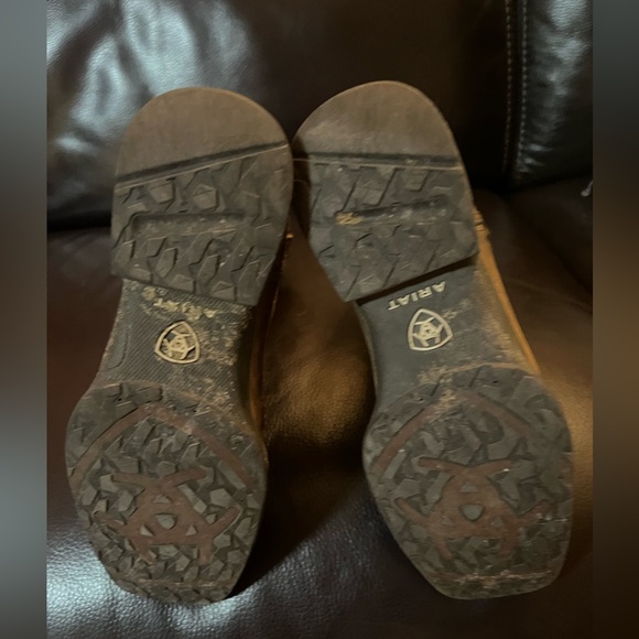 Youth Ariat Patriotic Cowboy Boots youth size 5.0, Brown - Picture 4 of 6